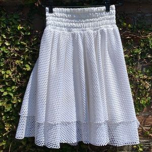 Puma white mesh skirt, excellent condition